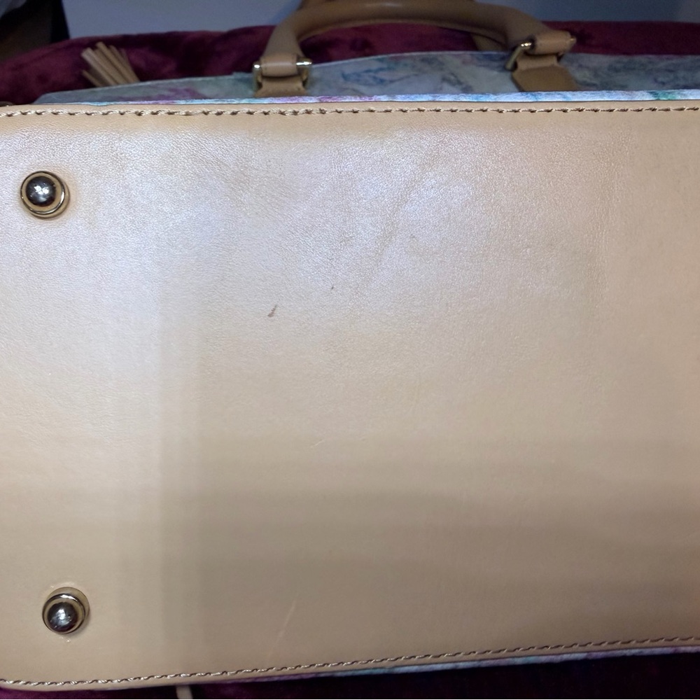 Authentic Brahmin Creme Talitha Large Duxbury Satchel Multicolor - Picture 15 of 16